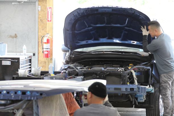 Buff, polish, or final detail station